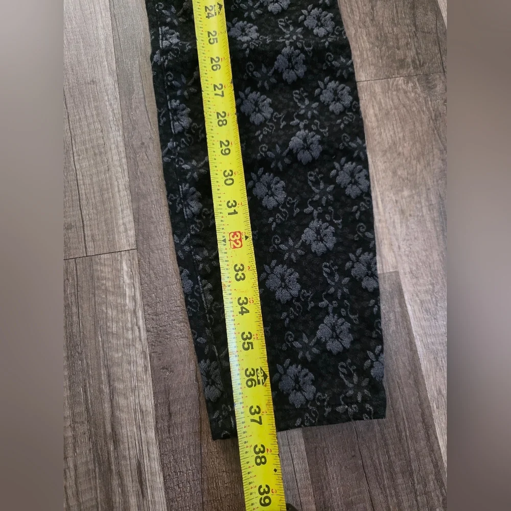 BANANA REPUBLIC floral Skinny Strwtch Pants Jeggings Denim 27  Classy Preppy Y2k - Picture 10 of 12